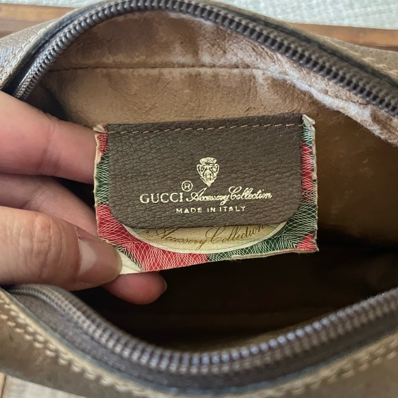 Vintage Authentic Gucci GG Supreme Web Sherry Line Clutch - Picture 2 of 5